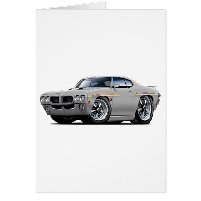 För domaresilver för 1970 GTO bil Hälsningskort (Framsidan)