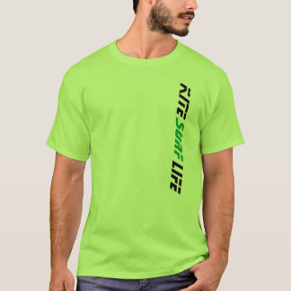 För drakesurfa för limefrukt knyter grönt liv väck tee shirt