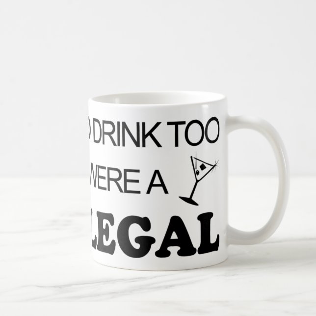 För drink Paralegal för - Kaffemugg (Höger)