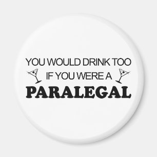 För drink Paralegal för - Magnet