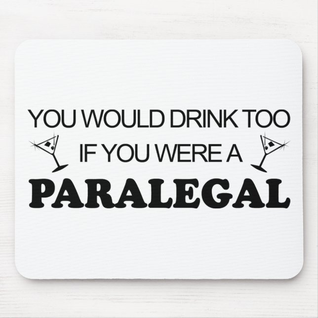 För drink Paralegal för - Musmatta (Framsidan)