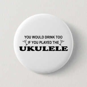 För drink Ukulele för - Knapp