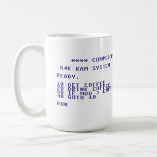 För drinkkaffe för kommendör 64 grundläggande kaffemugg