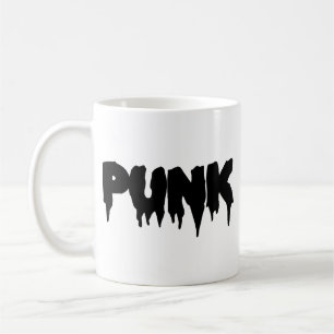 För droppandestilsort för anpassade "Punk" mugg