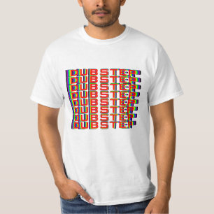 för Dubstep för regnbåge 3D skjorta utslagsplat Tee Shirt