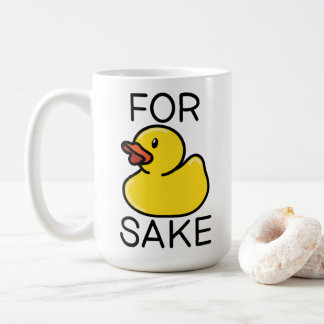 For Duck Sake Coffee Mug Kaffemugg