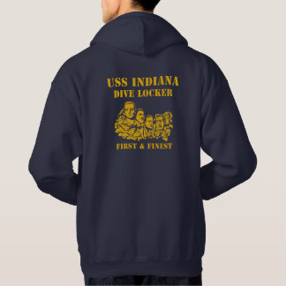 För dykskåp för USS Indiana Hoodie