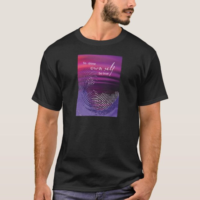 För egen del, var sann Swirl T-shirt (Framsida)