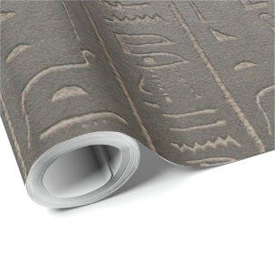 För egyptenhandstil för egyptiska Hieroglyphs Presentpapper