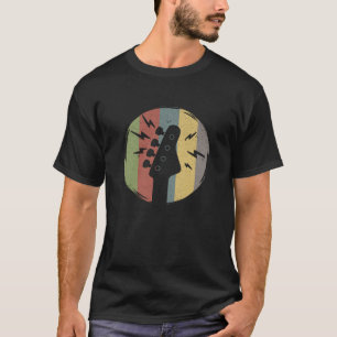 För elbasgitarrist för vintage Retro musiker T Shirt
