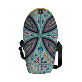 För elegant medeltida grafisk design Moyen för Messenger Bag