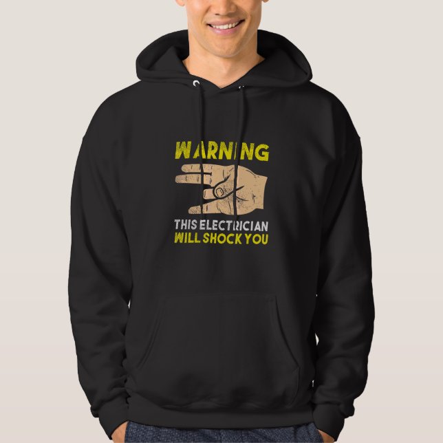 För elektriska kablar av Ampere Electrical Hoodie (Framsida)
