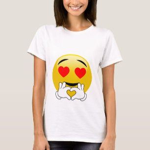 För Emoji för babybulakärlek T-tröja moderskap T-shirt