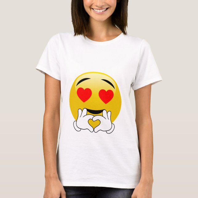 För Emoji för babybulakärlek T-tröja moderskap T-shirt (Framsida)