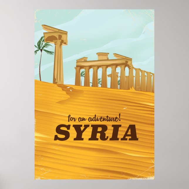 För en Äventyr! Syriens Temple of Bel Poster (Framsidan)