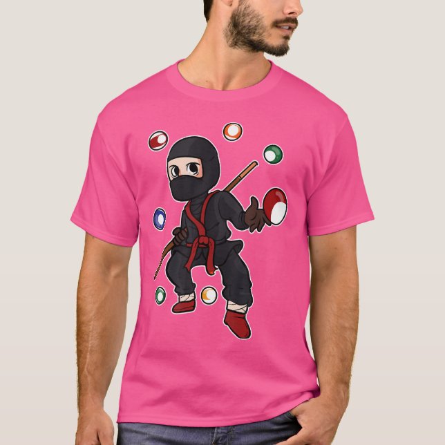 För en Bassäng-spelare T Shirt (Framsida)
