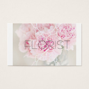 För en blomsterhandlare visitkort