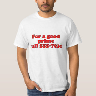 För en bra främsta appell. t shirt