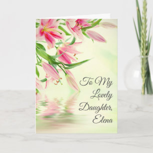 För en dotter som blir mor - Mors dag Inbjudan