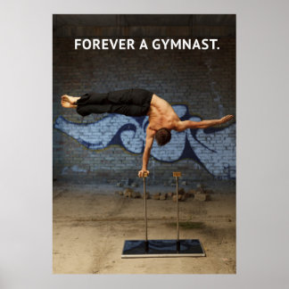 För en gymnast - Gymnastics Motivational Poster