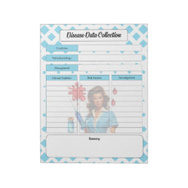 För en levande _ Disease Data Collection Anteckningsblock