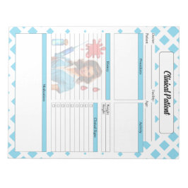 för en levande _ klinisk patient anteckningsblock