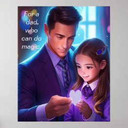 För en Pappa som kan göra magiska Poster