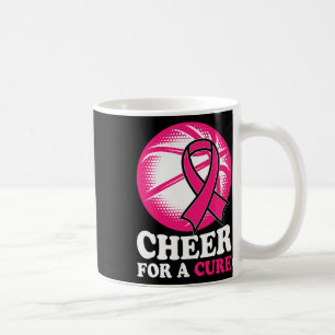 För en ren Basketball Breast Cancer-medvetenhet Kaffemugg