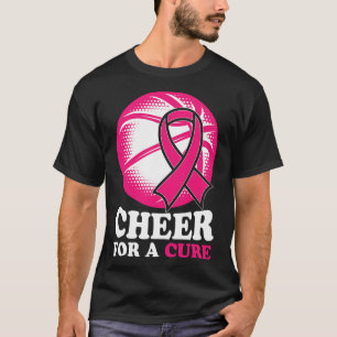 För en ren Basketball Breast Cancer-medvetenhet T Shirt
