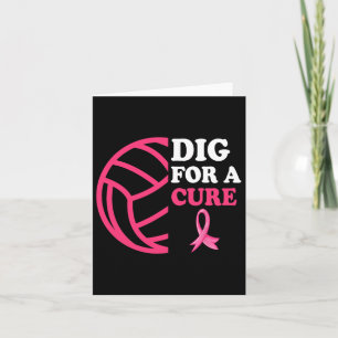För en ren bröstcancermedvetenhet med Volleyball-R Kort