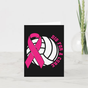 För en ren bröstcancermedvetenhet med Volleyball-R Kort