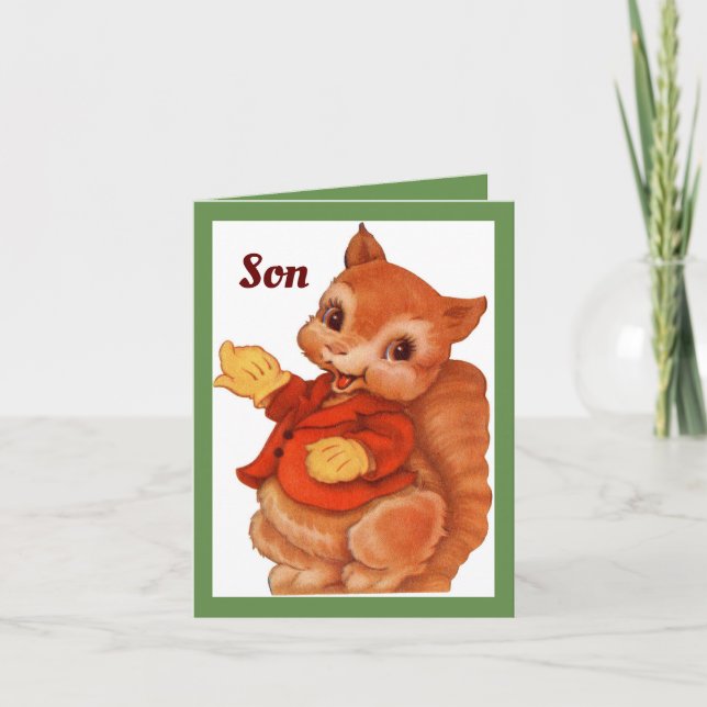 För en son-jul kort (Framsida)