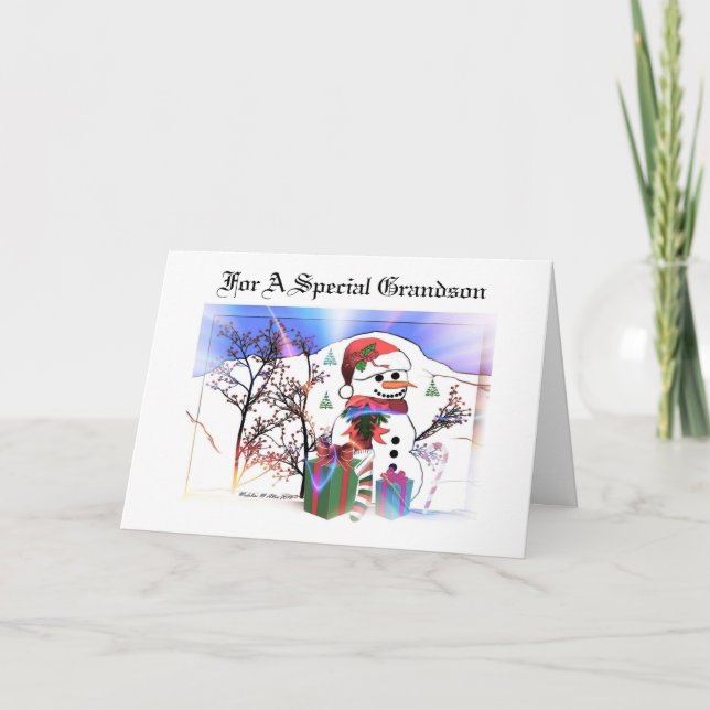 För en Speciell morson Helgkort (Framsida)