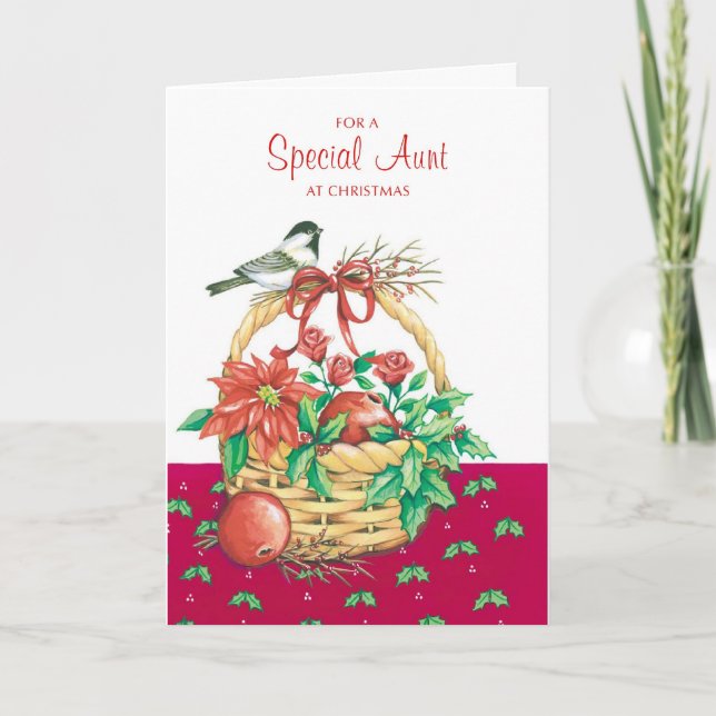 För en speciell moster helgkort (Framsida)