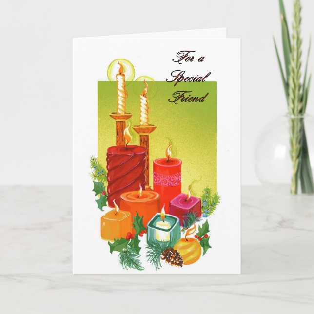 För en Speciell vän Helgkort (Framsida)