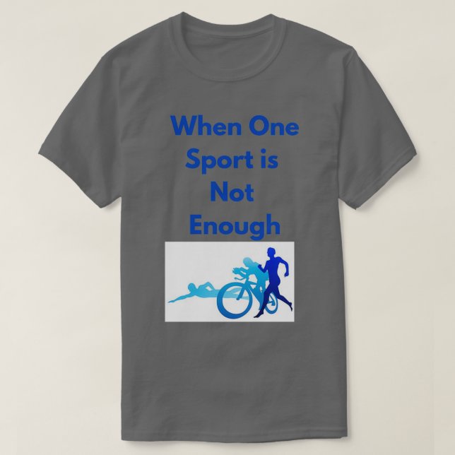 För en sport räcker inte t shirt (Design framsida)
