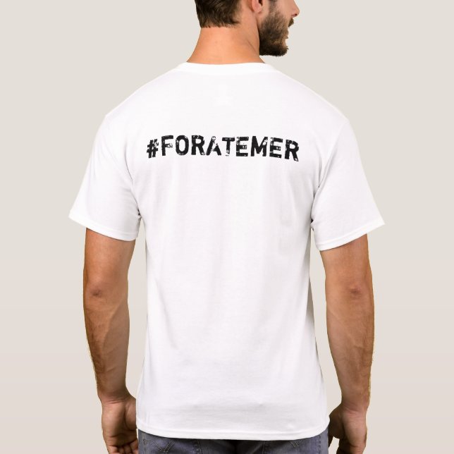 FÖR en TEMER-Tshirt Tröja (Baksida)