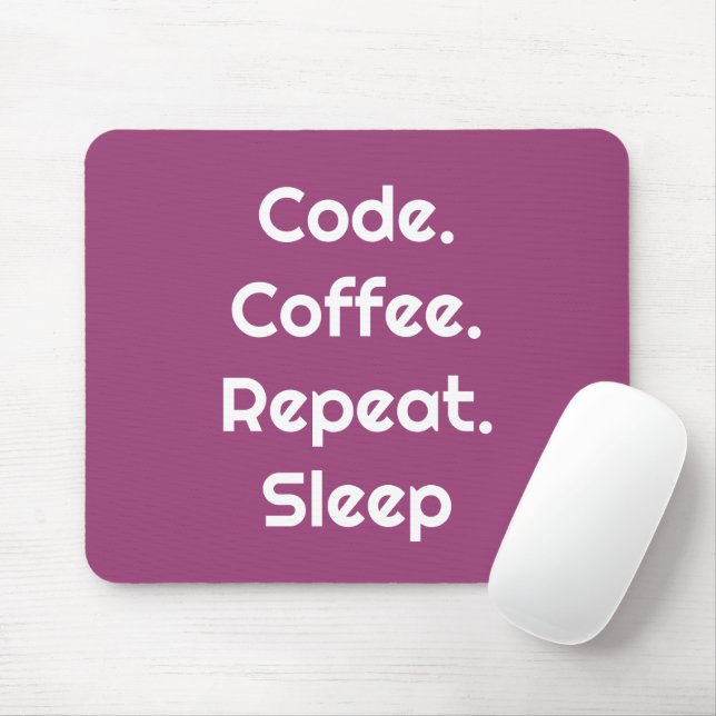 For Engineers – Code. Coffee. Sleep Mouse Pad Musmatta (Med mus)