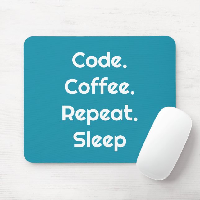 For Engineers – Code. Coffee. Sleep Mouse Pad Musmatta (Med mus)