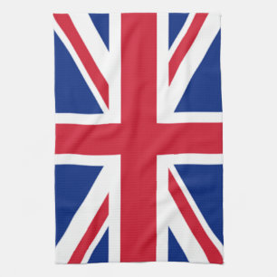 För England för facklig jack brittisk kökshandduk
