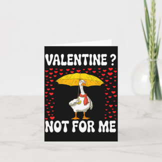För Ensamma Gåsens Tröja Inte Anti Valentin Kort