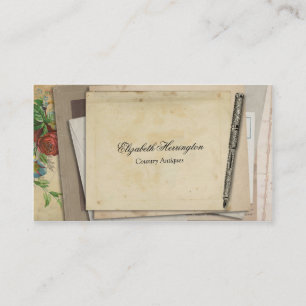 För Ephemeraantikvitet för vintage papper Visitkort