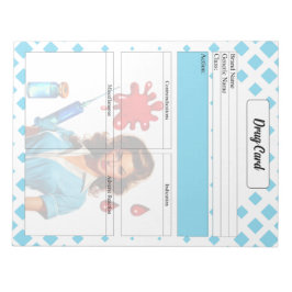 För ett levande _drogkort anteckningsblock