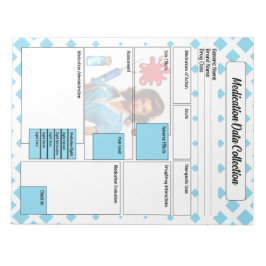 För ett liv _ insamling av medicinska data anteckningsblock