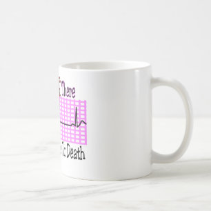För ett minimalt som där TILL DÖDS BORRAS MIG Kaffemugg