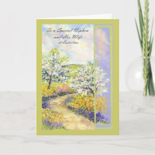 För ett Speciellt Nephew och hans fru vid heltid Helgkort