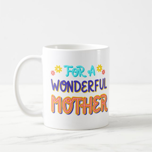 för ett underbart mor kaffemugg (Vänster)
