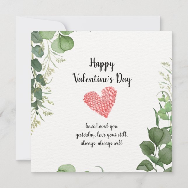 "För evigt: A Valentindagen Firande" Spara Datumet (Framsida)