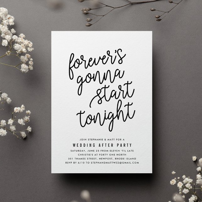 För evigt | Bröllop efter parts inbjudan (Skapare uppladdad)