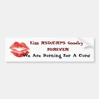 FÖR EVIGT för kyss RSD/CRPS Goodbye! Bildekal